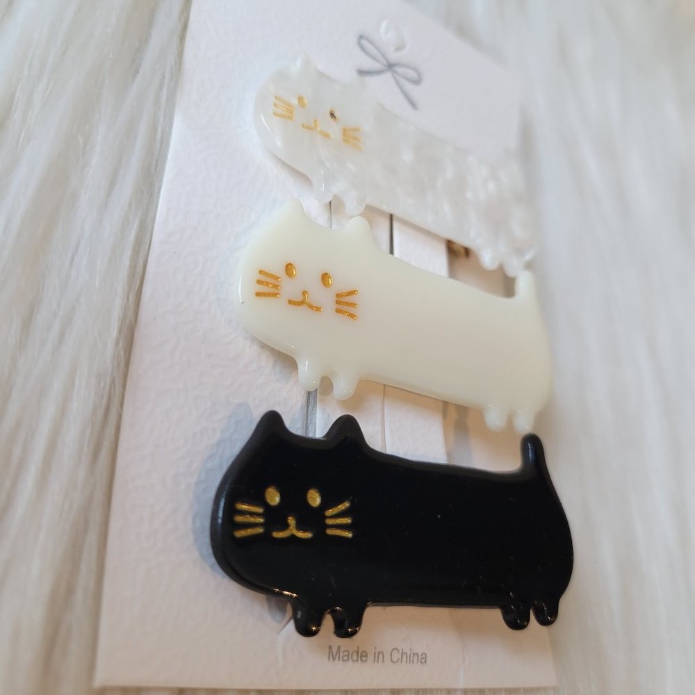 Cat Barrette Set - Picture 4 of 8